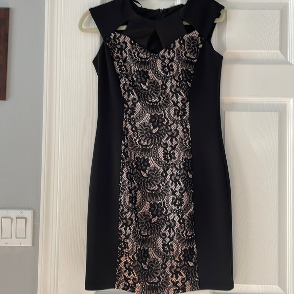Black casual dress